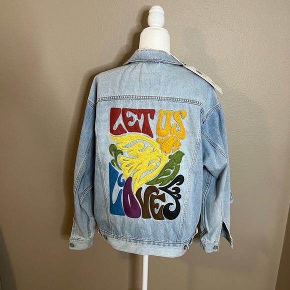 Levi's Other - NEW Levi’s Pride Let Us Love Embroidered Jean Jacket